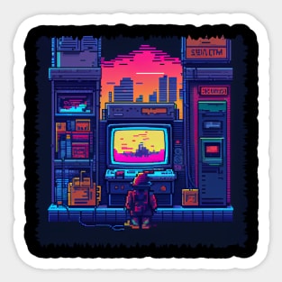 Pixel Game Sticker